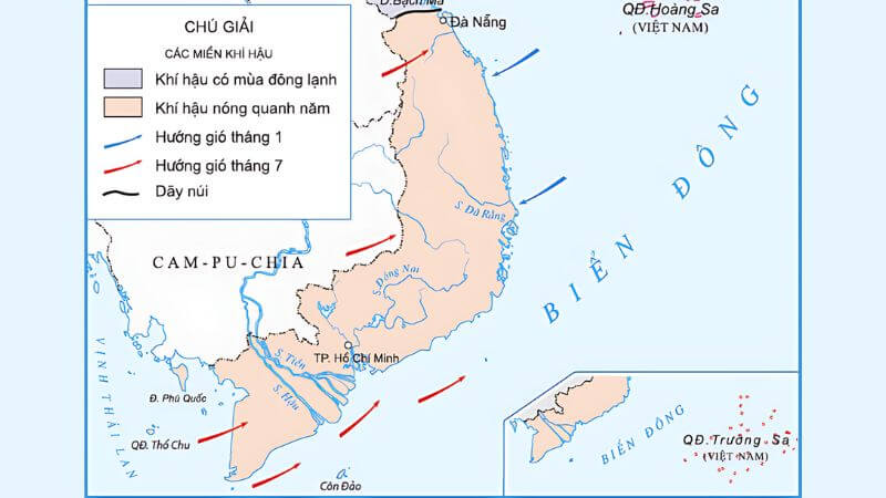 Miền Nam có mấy mùa?